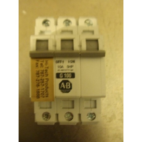 ALLEN BRADLEY CIRCUIT BRAKER 1492-CB3G100