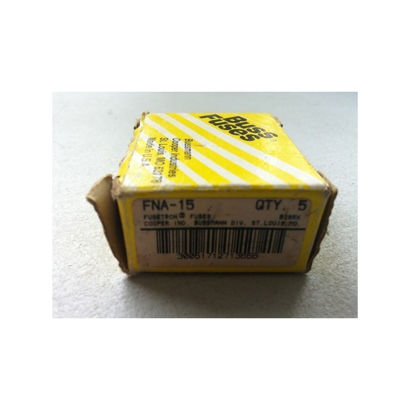 COOPER BUSSMANN FNA-15 LOT OF 6 COOPER BUSSMANN FNA-15 LOT OF 6